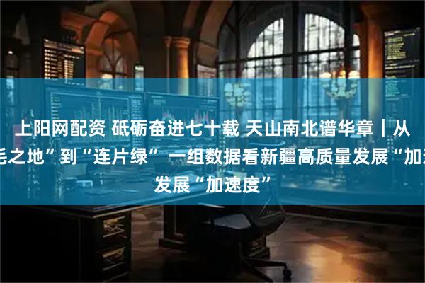 上阳网配资 砥砺奋进七十载 天山南北谱华章｜从“不毛之地”到“连片绿” 一组数据看新疆高质量发展“加速度”