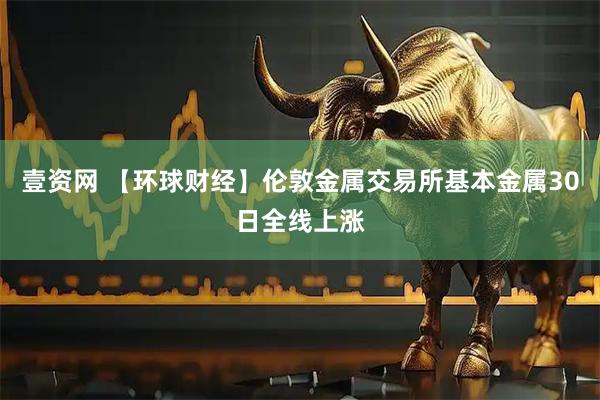 壹资网 【环球财经】伦敦金属交易所基本金属30日全线上涨